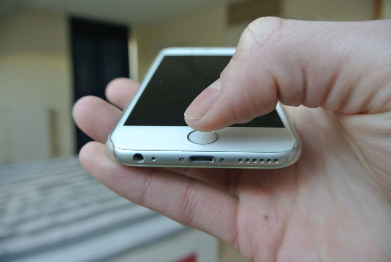 iPhone pressing the home button download free stereo sound effect