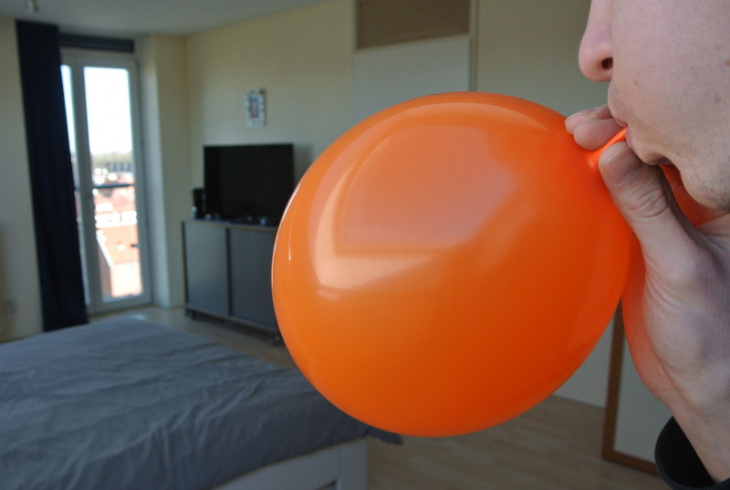 Inflating balloon with air download free stereo sound effect